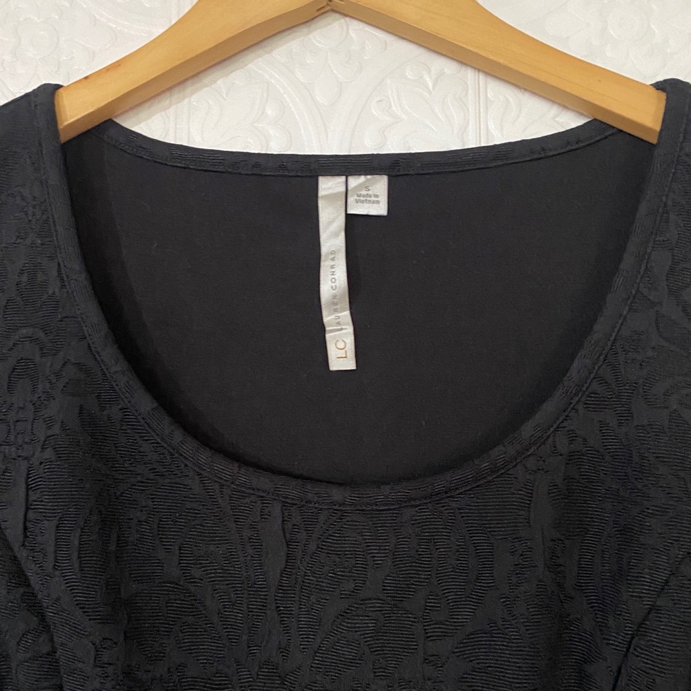 LC Lauren Conrad | Black tulle midi dress | Size Small | - Picture 3 of 5